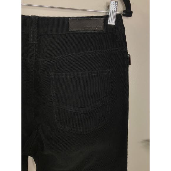 Zadig & Voltaire Boyish Velours Pants Black Corduroy Paneled Edgy Women's M - Picture 9 of 12